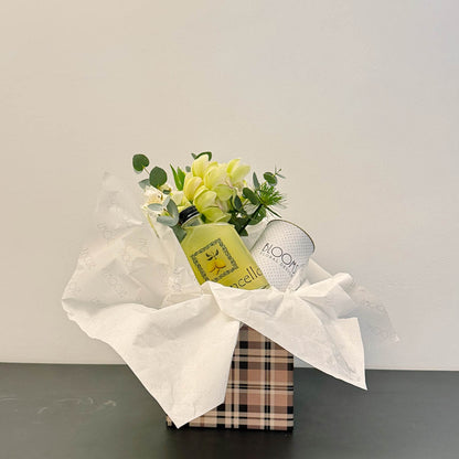 Arranjo Brisa + Bocconcinode limoncello e Licor de Limoncello